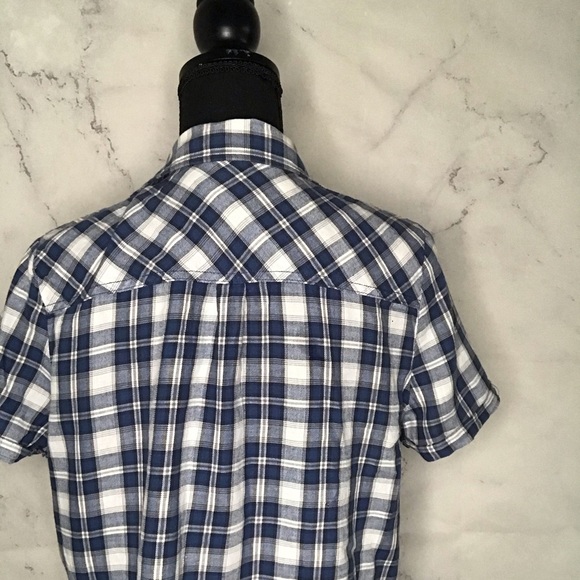 Plaid button up - Picture 4 of 5